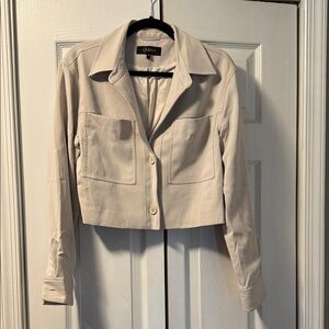 Quince Cream Women's Cropped Lightweight Jacket